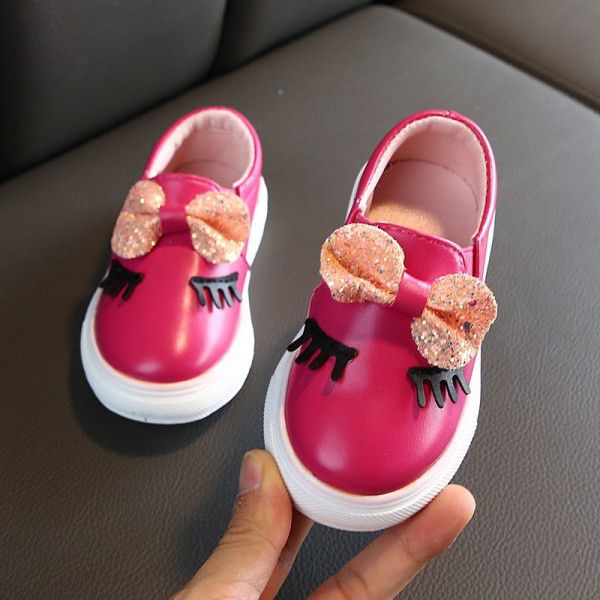 2020 spring children's casual shoes girls' small white shoes Korean girls' princess shoes baby toddler shoes