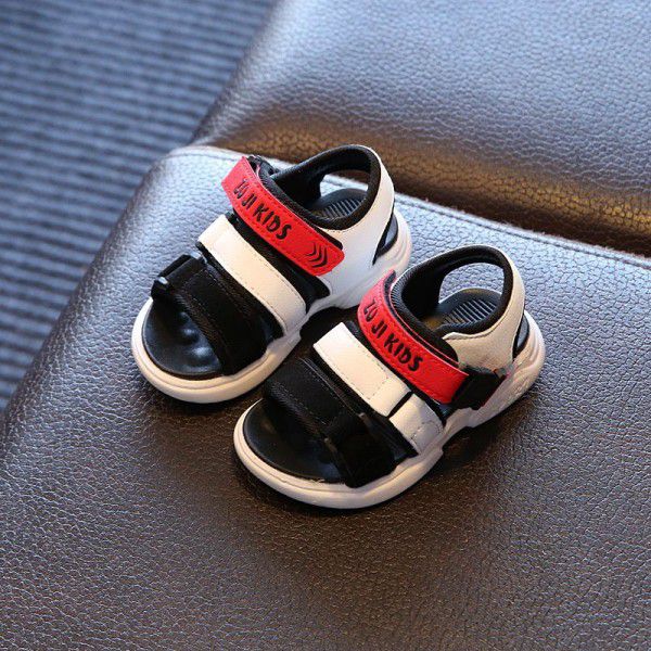 2020 summer new children's sandals boys' and girls' beach shoes small and medium-sized children's walking shoes soft bottom non slip baby shoes