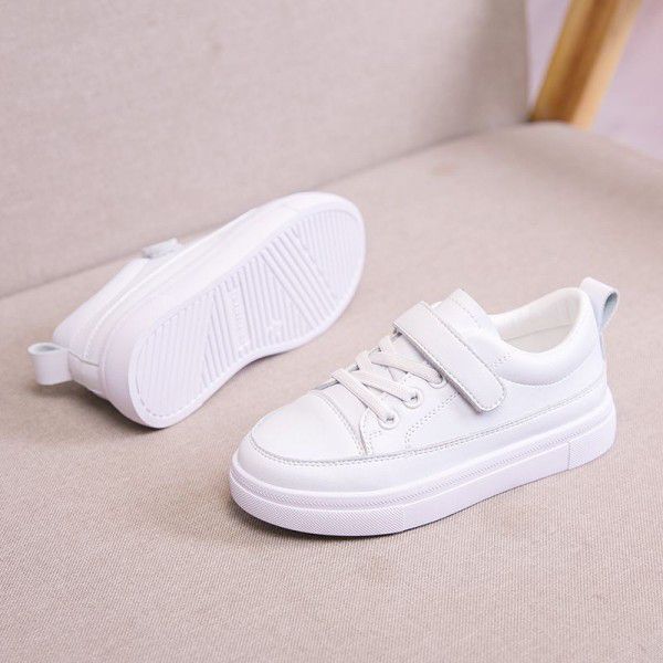 Little White Shoes Children's Board Shoes New Casual Cowhide Breathable and Comfortable Soft Sole Spring and Autumn Sports Children's Shoes 