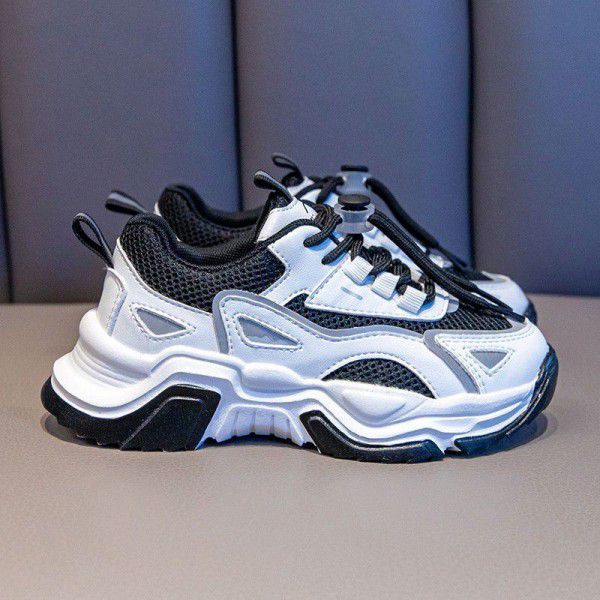 Da Tong Sports Shoes for Girls Spring New Children Dad Shoes Fashion Brand Children's Shoes for Boys Little White Shoes Spring and Autumn 