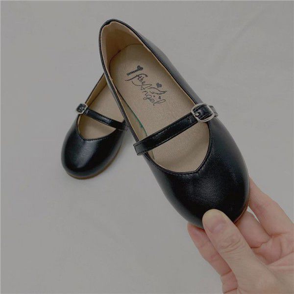 Spring style Korean version angel small leather shoes, fashionable girl soft sole boat shoes, princess single shoes 