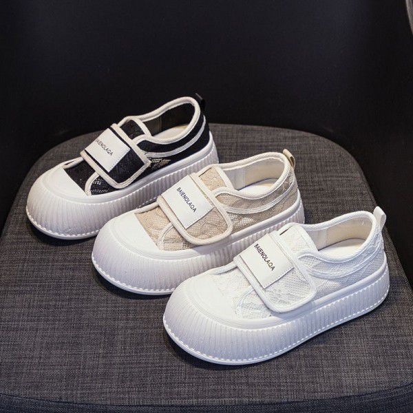 New Fisherman's Shoes Lace Mesh Thick Sole Biscuit...