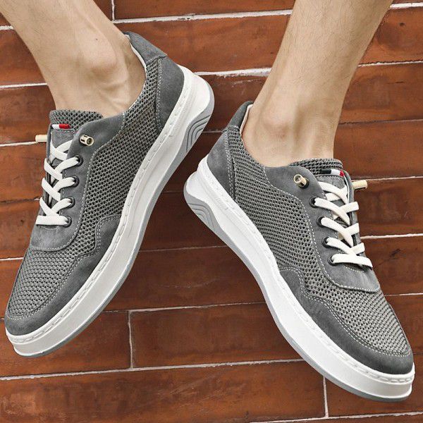 Shoes Men's Summer Mesh Shoes Breathable Hollow Mesh Shoes Quanzhou Sports Shoes Men's Fashion Casual Shoes 