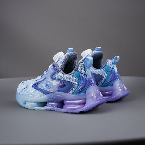 Boys' shoes New summer breathable mesh surface Summer casual sports shoes Children's rotating button running shoes 