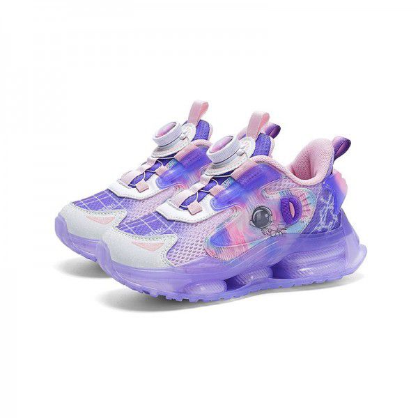 Children's shoes, boys' sports shoes, large children's breathable single mesh children's casual girls' shoes 