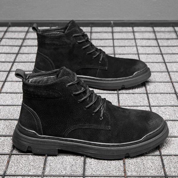 Fashionable men's boots, high top, autumn and winter Martin boots, men's Chelsea boot, men's fashionable work clothes boots 