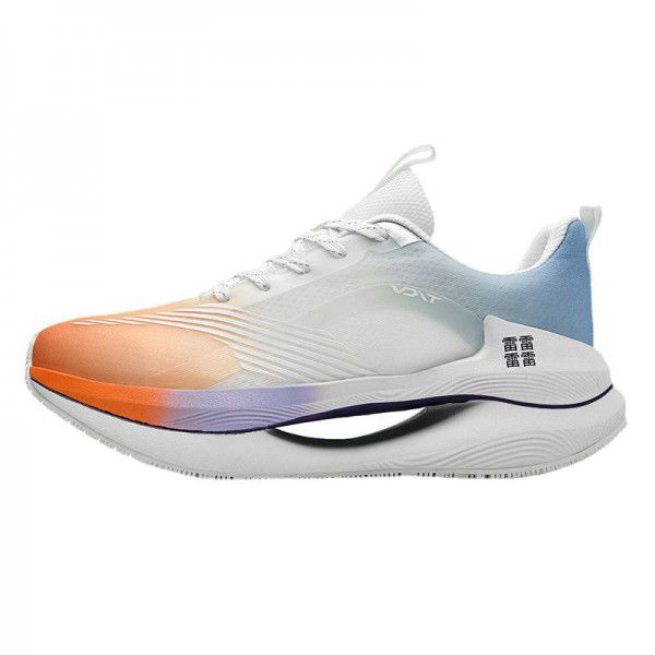 Popcorn Outdoor Sports Korean Edition Fashion Couple Casual Running Large Air Cushion Woven Men's Shoes 