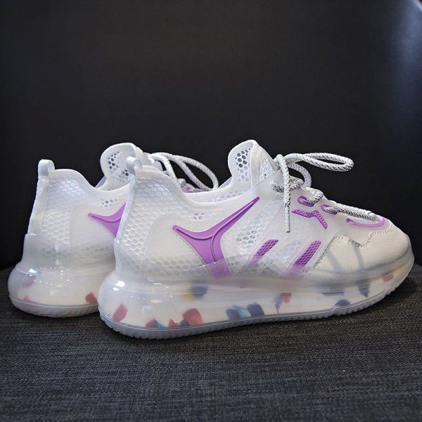 Bottom Dad Shoes Women's New Breathable Mesh Casual Sports Shoes 