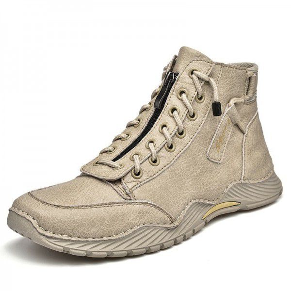 Autumn and Winter New Men's High Top Martin Boots ...