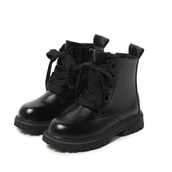 Autumn and Winter New Girl Love Princess Short Boots Girl Sweet Embroidery Single Boots Girl Simple Baby Martin Boots 