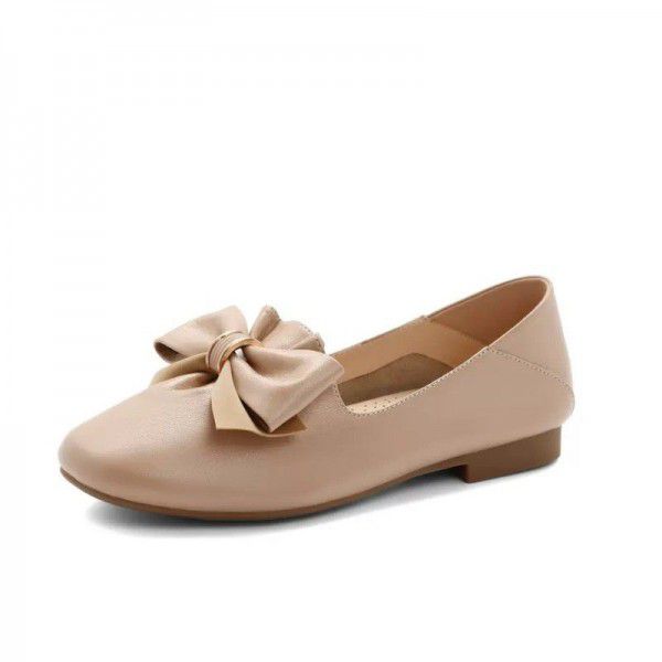 Spring New Women's Shoes Casual Small Leather Shoes Flat Bottom 