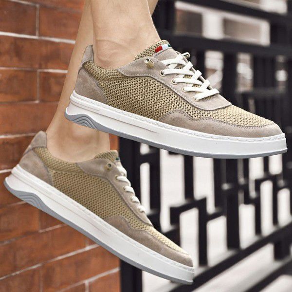Shoes Men's Summer Mesh Shoes Breathable Hollow Mesh Shoes Quanzhou Sports Shoes Men's Fashion Casual Shoes 