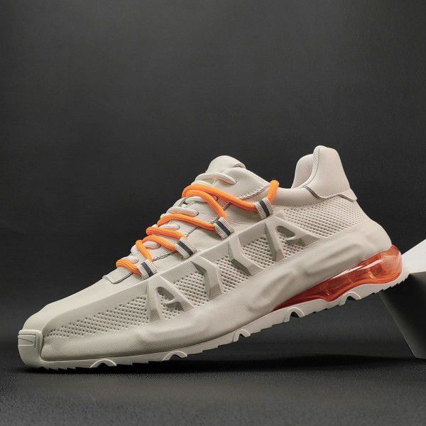 Dad's shoes, men's popular trendy shoes, men's versatile casual shoes, leather shoes, sports shoes, running height shoes 