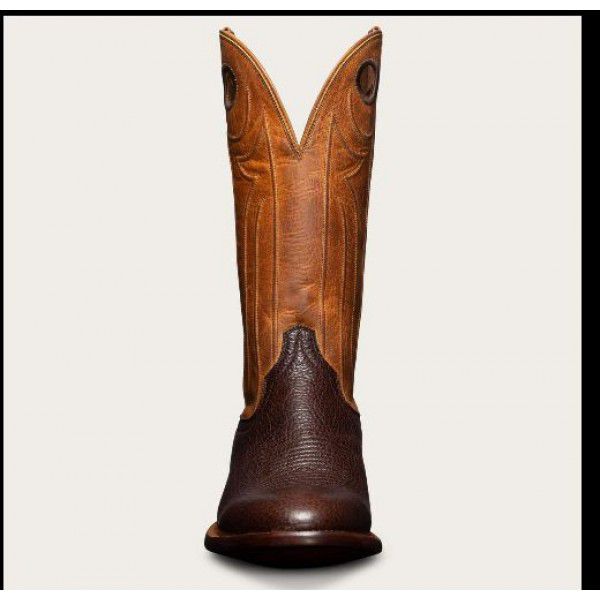 Autumn and Winter New Vintage Embroidery Thick Heel Mid Sleeve Men's Knight Boots Long Sleeve Boots Large 