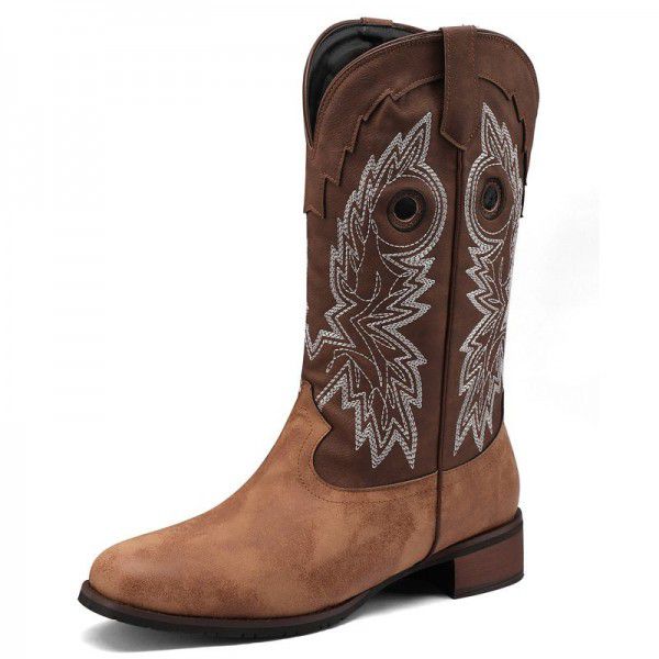 Low Heel Mid Boot Men's Boots Vintage Martin 