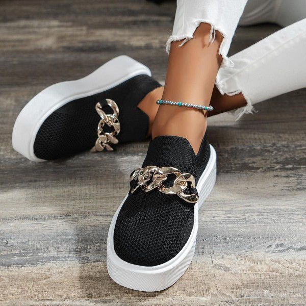 Summer New Women's Flat Bottom Sports Shoes Casual Shoe Mesh 