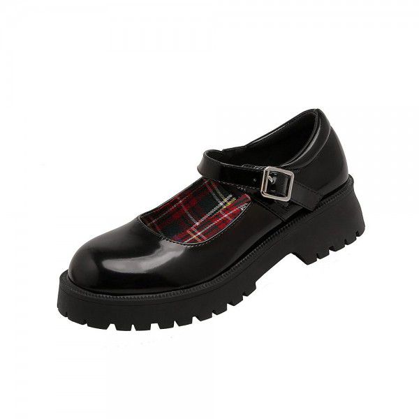 New Mary Jane Women's Shoes Thick Sole JK Uniform Single Shoe Japanese Academy Retro British Style Small Leather Shoes 
