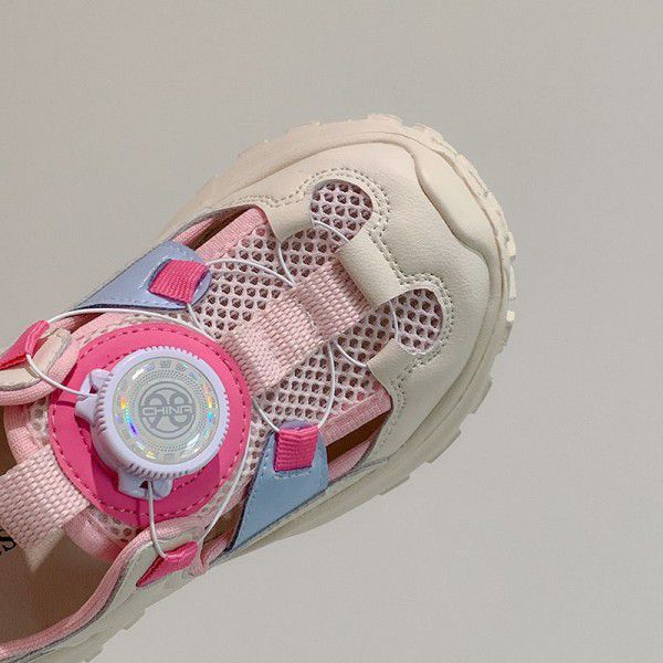 Children's Sports Shoes New Summer Girls' Sandals Boys' Hollow Out Running Shoes 