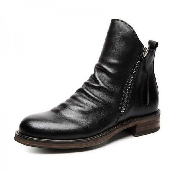 Autumn Martin boots, British style men's boots, retro leather boots, Korean version, men's high top work clothes, men's shoes 