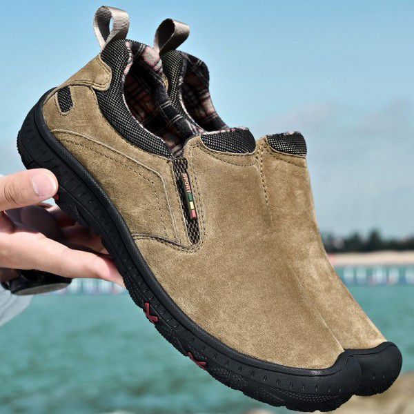 Men's shoes Lazy shoes Anti slip sports outdoor hiking shoes 