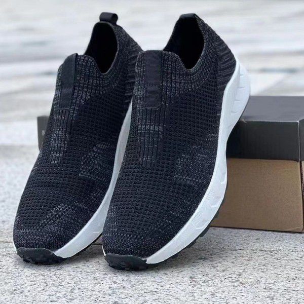 Spring and Summer New Lazy Casual Shoes Mesh Shoes...