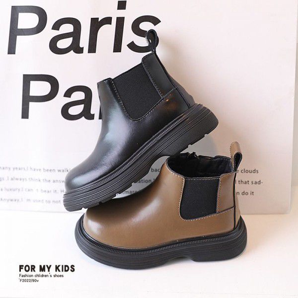 Autumn New Children's Shoes Girls' English Style G...