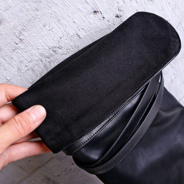 Belt buckle knee length boots for foreign trade large size women's boots 