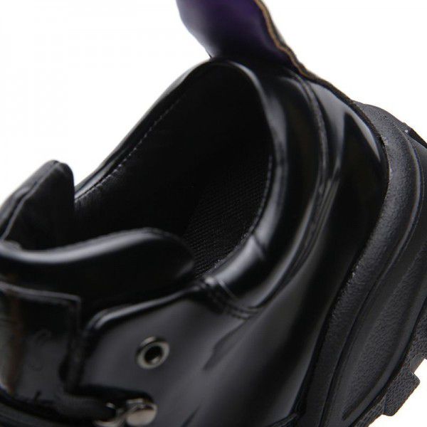 Thick soled sports shoes, dad shoes, female Harajuku low top sponge shoes 