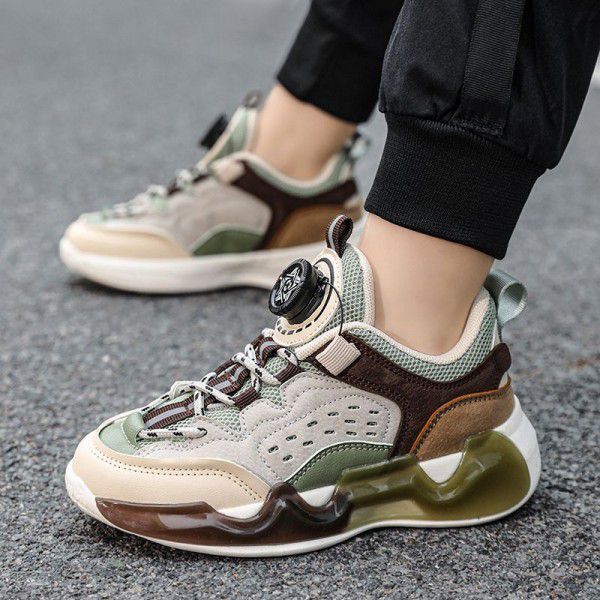 Children's sports shoes, boys' retro fashion running shoes, teenagers' basketball shoes, breathable boys 