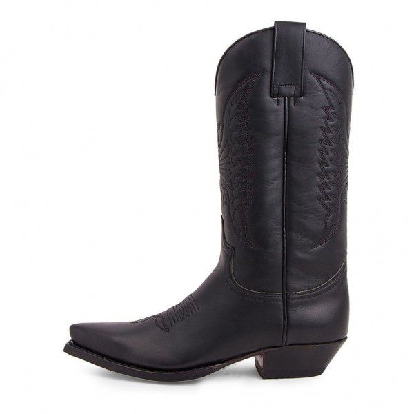 Pointed toe high heel western Cowboy boot embroidered high boots for lovers 