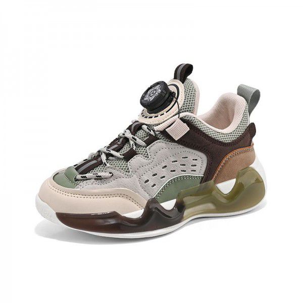 Children's sports shoes, boys' retro fashion running shoes, teenagers' basketball shoes, breathable boys 
