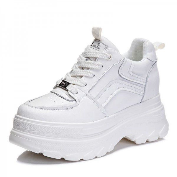 Little White Shoes Women's Matsuda Sole New Single Shoes Popular Thick Sole Small Inner Height Casual Shoes Children 