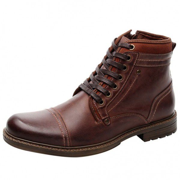 Genuine leather men's Martin boots British fashion...