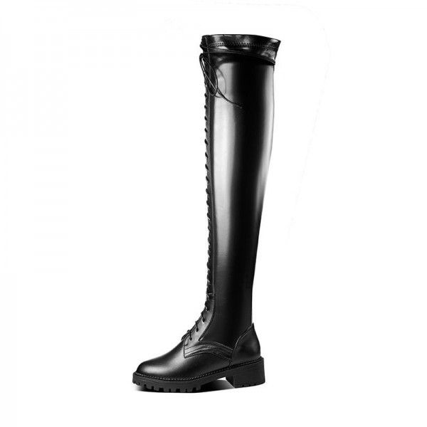 Autumn and Winter Women's Shoe Trend with Square Heels, Mid Heels, and Over Knee Heels 