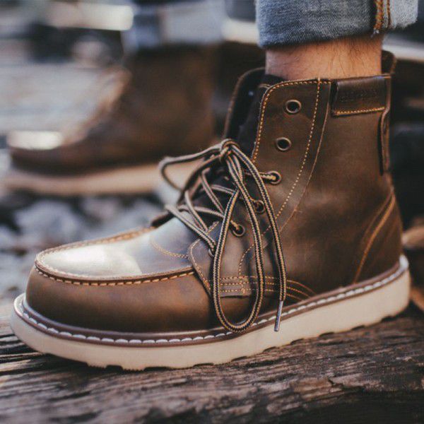Madden men's military boots, cowhide men's Martin boots, men's work boots, snow boots, men's boots, men's shoes, men's shoes 