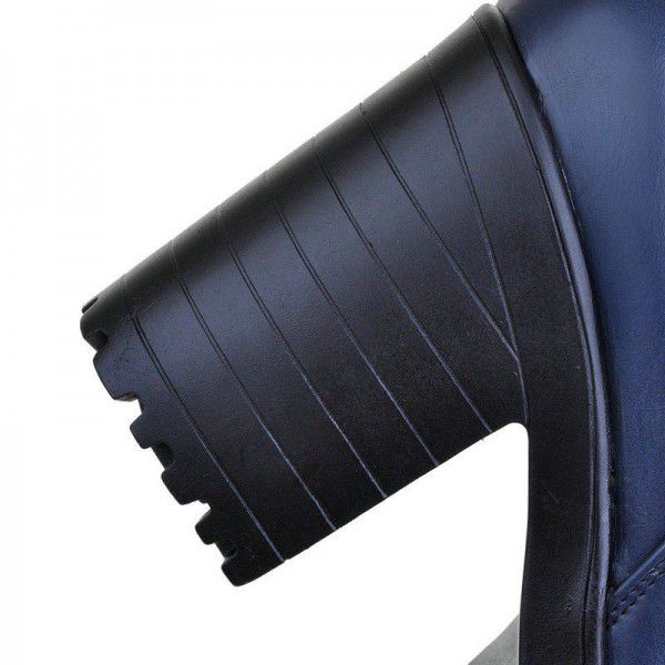 High heeled shoes, thick heeled women's boots, thick soles, high boots, lace up large shoes 