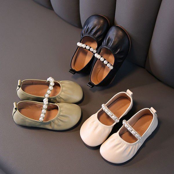 Girls' Princess Shoes Spring and Autumn New Korean...