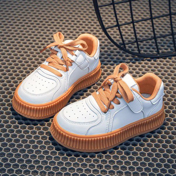 Children's Little White Shoes Spring/Summer New Children's Shoes Korean Edition Girls' Soft Sole Low Top Board Shoes Boys' Casual Shoes Mesh Shoes 