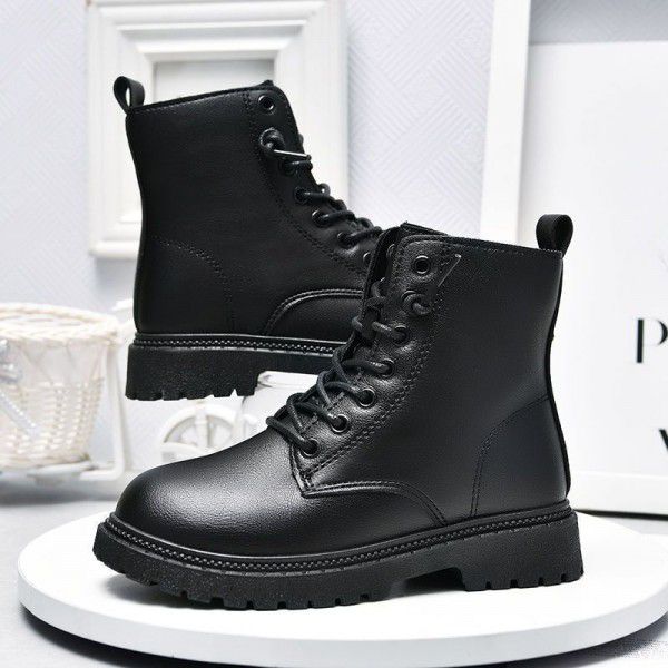 Children's Martin Boots Autumn New Boys' Vintage English Style Short Boots Girls' Fashion Boots Mid size Children's Shoes 