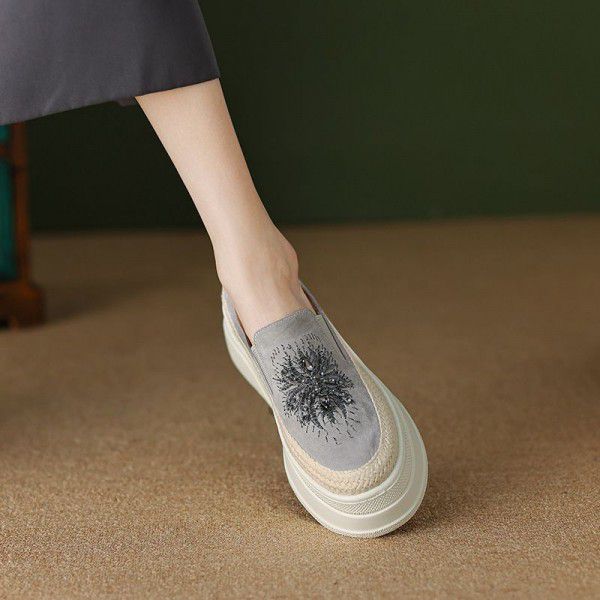 Spring and Autumn New Slip-on shoe for Lazy Women ...