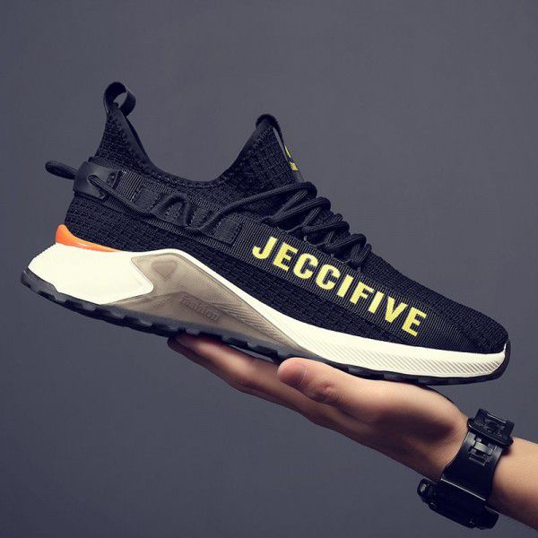 Summer New Mesh Sports Shoes Fashion Casual Shoes Thick Sole Inner Elevated Dad's Shoes 