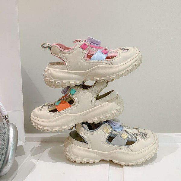 Children's Sports Shoes New Summer Girls' Sandals Boys' Hollow Out Running Shoes 
