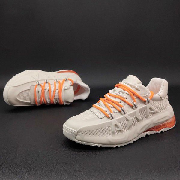 Dad's shoes, men's popular trendy shoes, men's versatile casual shoes, leather shoes, sports shoes, running height shoes 