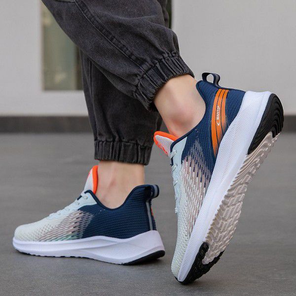 Breathable mesh shoes for men, new summer mesh sports shoes for men, running trendy shoes for men, casual men's shoes 