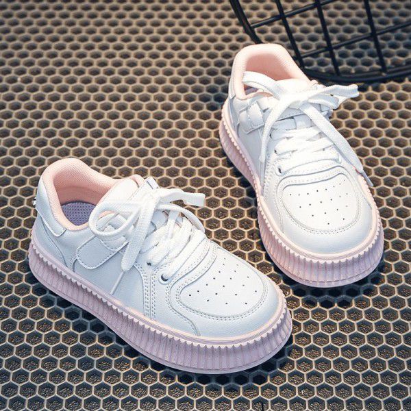 Children's Little White Shoes Spring/Summer New Children's Shoes Korean Edition Girls' Soft Sole Low Top Board Shoes Boys' Casual Shoes Mesh Shoes 