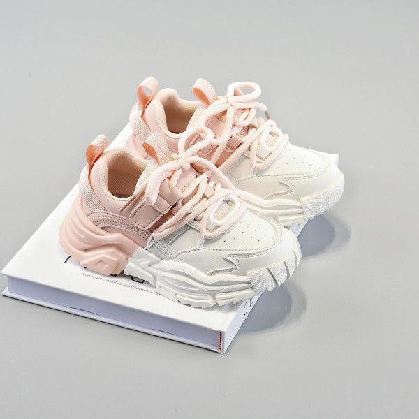 Girls' shoes, children's sports, spring and autumn styles, new spring and baby breathable soft soles, casual 