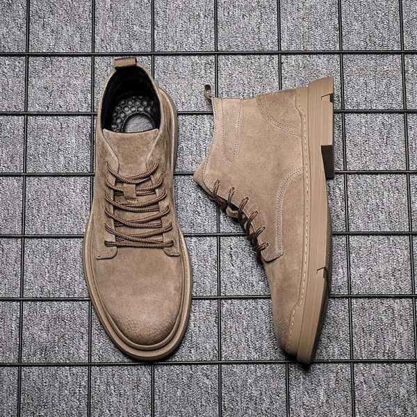 Fashionable men's boots, high top, autumn and winter Martin boots, men's Chelsea boot, men's fashionable work clothes boots 