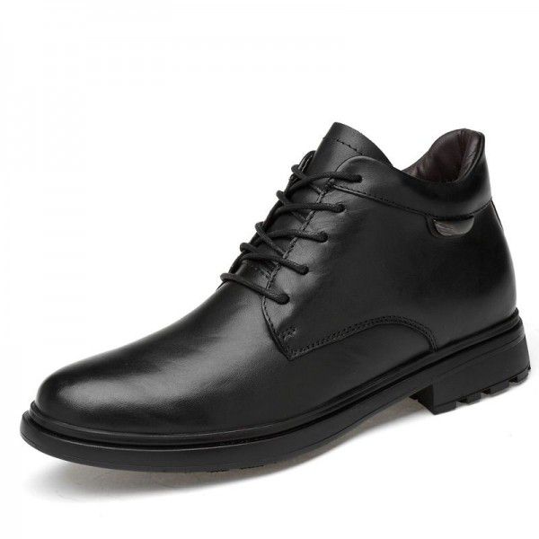 Winter New Martin Boots Men's Genuine Leather Retro British Men's Short Boots Youth Versatile Work Boots 