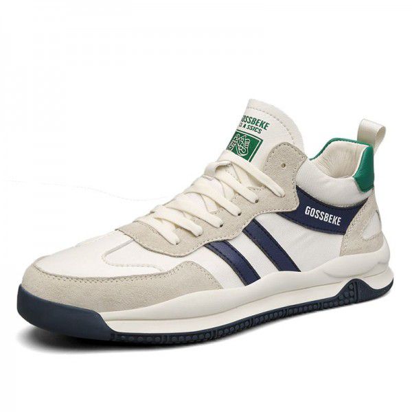 Spring New Men's Low Top Lacing Casual Sports Shoes Youth Fashion Trend Thick Sole Dad Shoes 