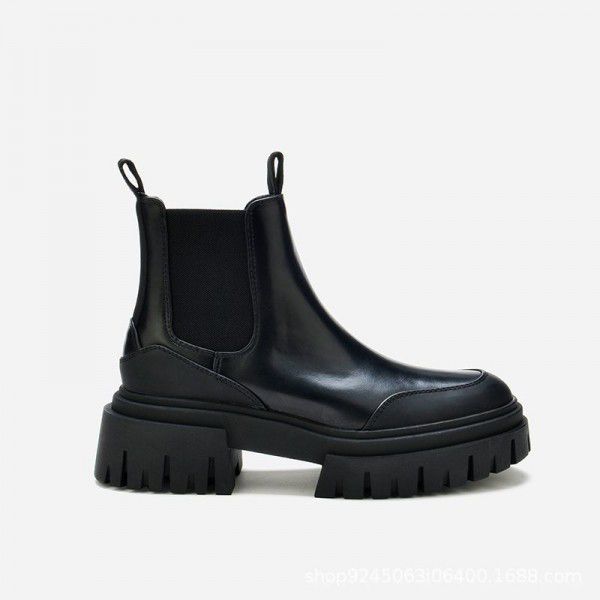 Seasonal Women's Shoes Black Thick Sole Heightened...